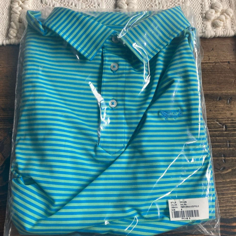 NWT Men’s Coastal Cotton Performance Polo.